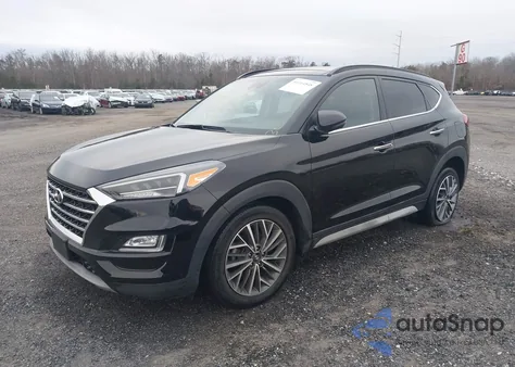 2021 Hyundai Tucson Ultimate z USA, uszkodzony, nr VIN KM8J3CAL1MU314711